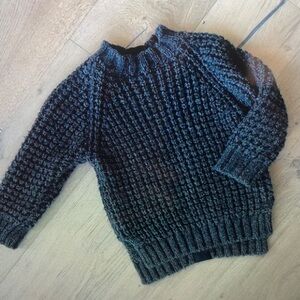 Cozy Kids Sweater in Charcoal Gray